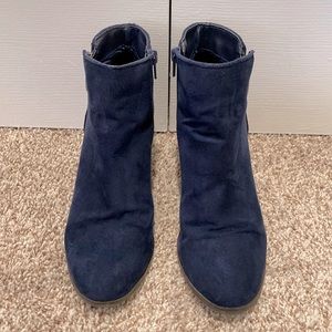 Dark Navy Suede Booties by Style & Co.